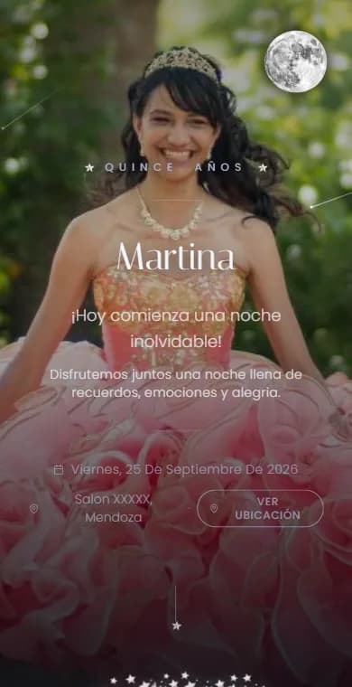 Portada del diseño Noche de Estrellas
